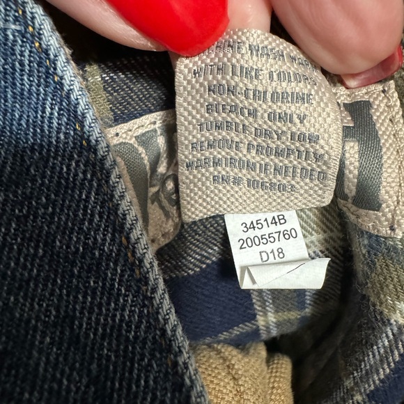 Duluth men’s jeans 36/32 preowned minimal wear flannel lined - Picture 7 of 9